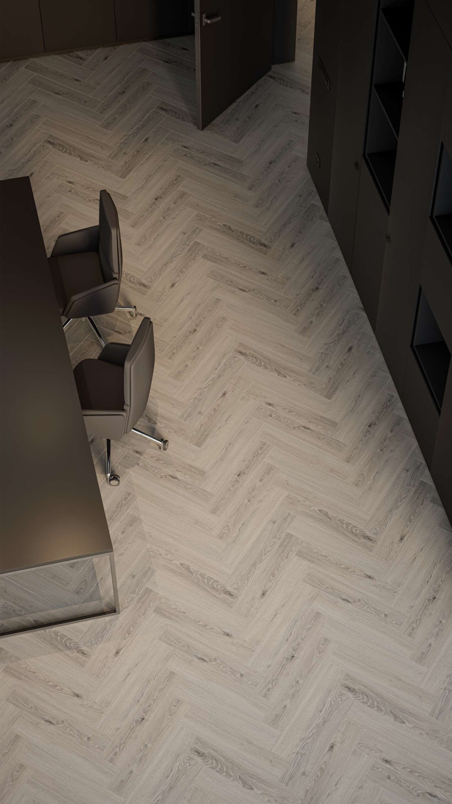 ROCKO SPC HERRINGBONE SILENT K800 Greige Montanara Oak SPC vinyl padló - Image 2