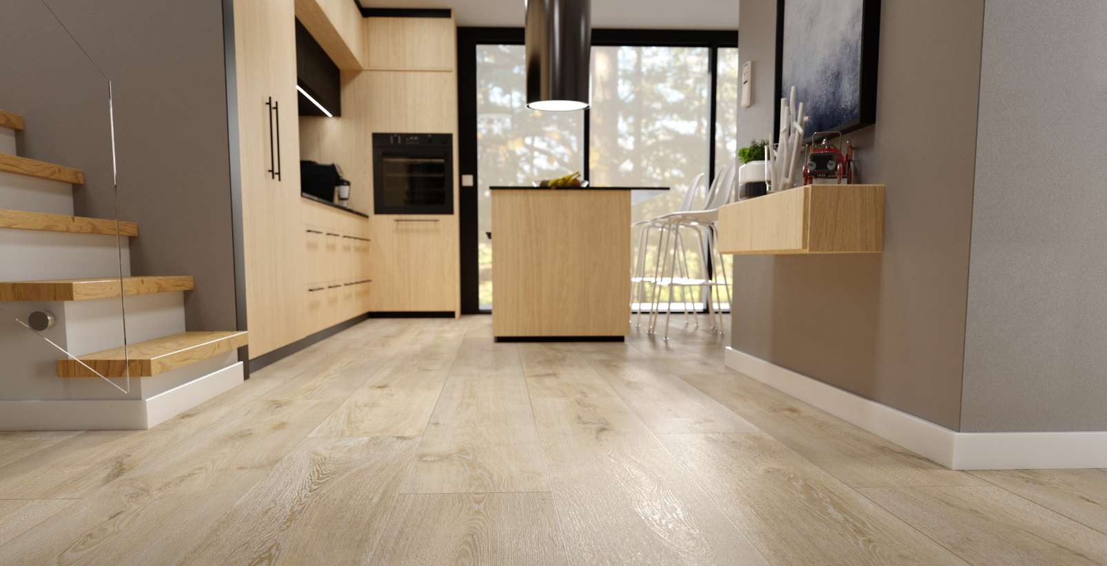 ROCKO SPC LONG PLANK SILENT R244 SPC vinyl padló - Image 2